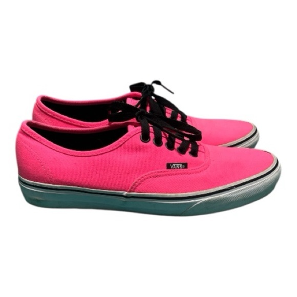 Vans, Vibrant Pink Lace-Up Sneakers - Picture 2 of 7